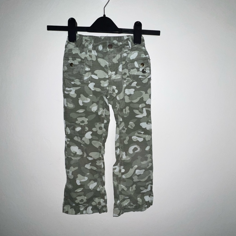 Kids Camouflage Cargo Pants carhartt size 5